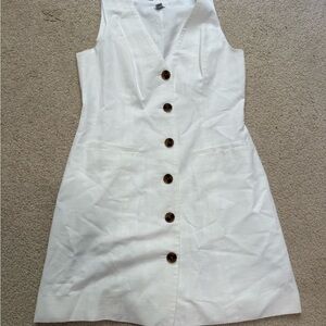 a new day Ivory Button-Down Mini Dress